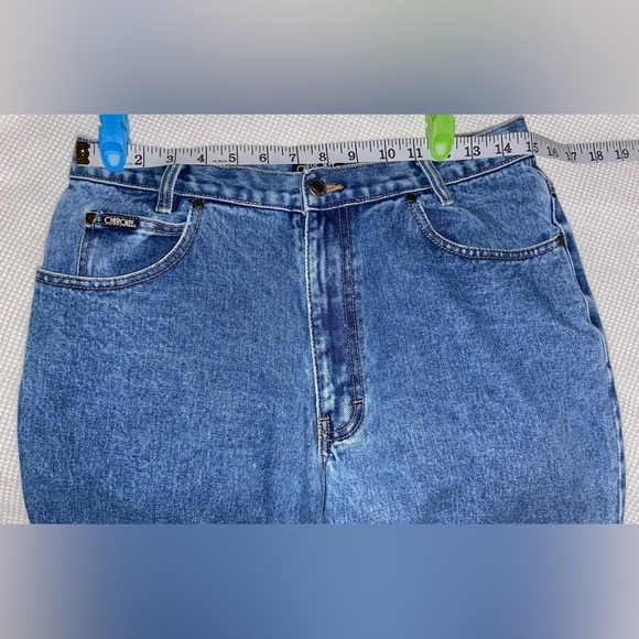 Women’s CHEROKEE medium wash Vintage mom fit Jeans size 32 fits like size 30 - Picture 11 of 15